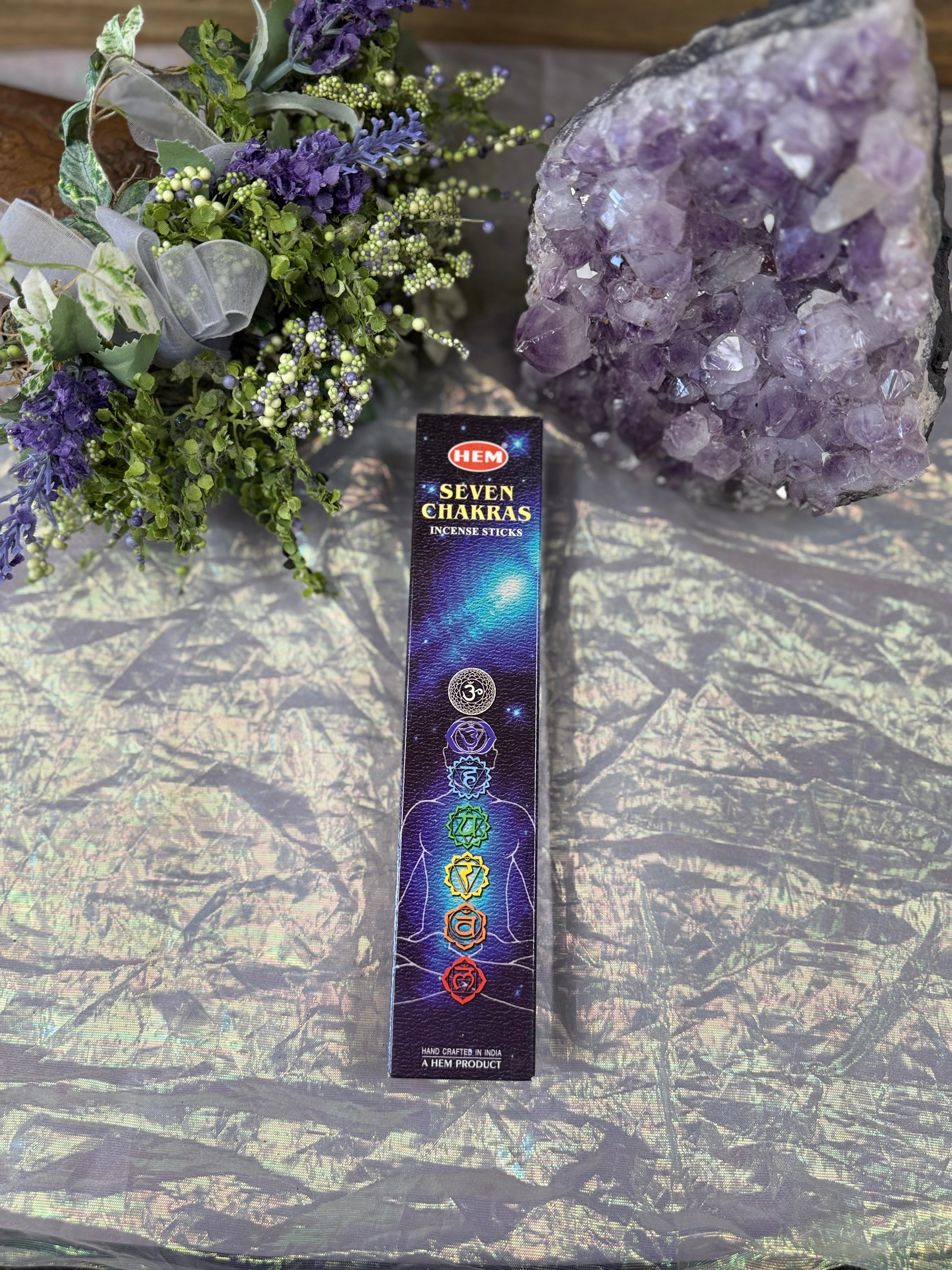 Seven Chakras Incense Pack