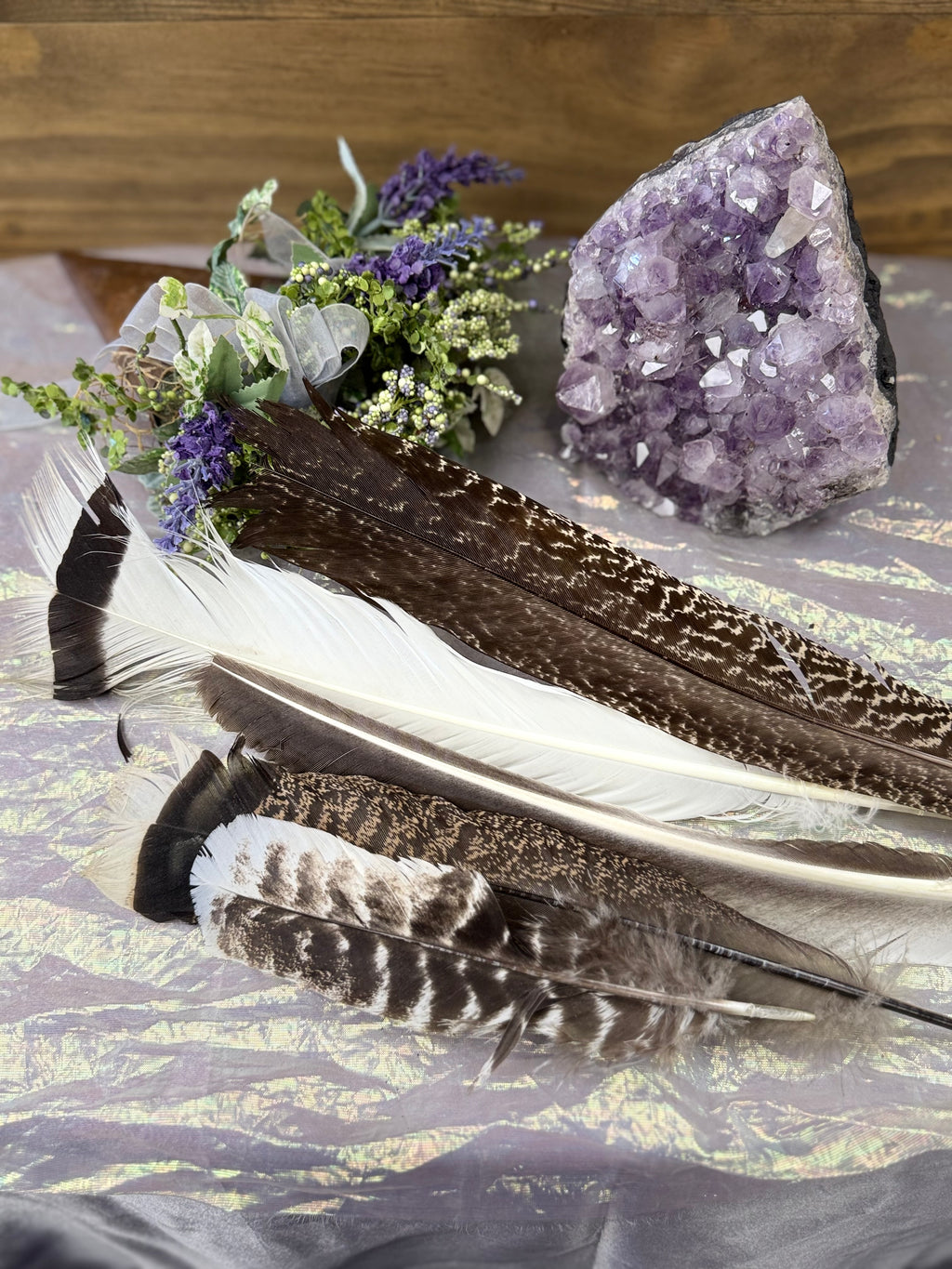 Assorted Smudge Fan Feathers