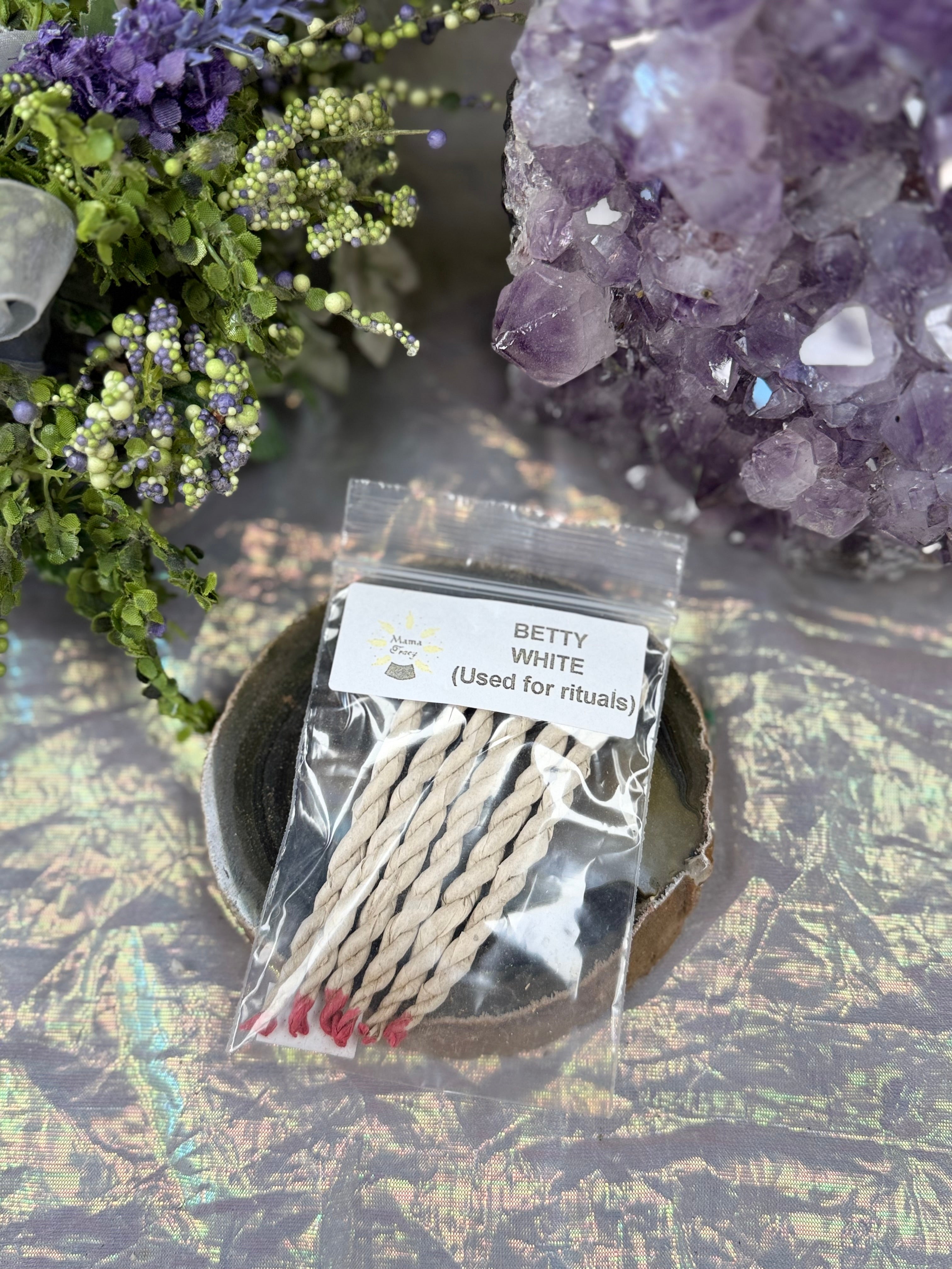 Juniper Braid “Betty White” Incense Bundle