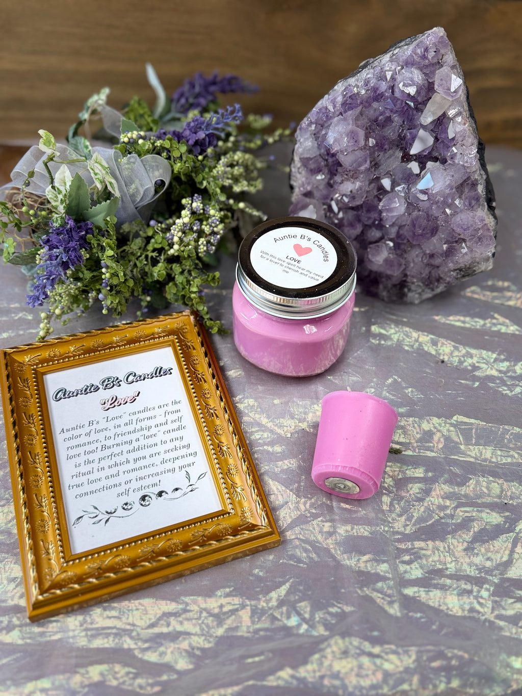 Auntie B’s Love Spell Intention Candle
