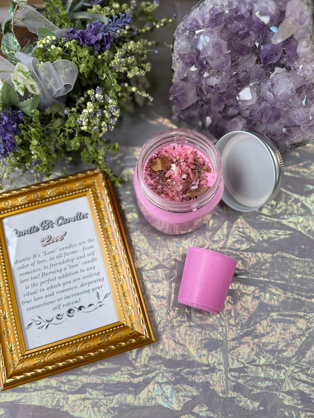 Auntie B’s Love Spell Intention Candle