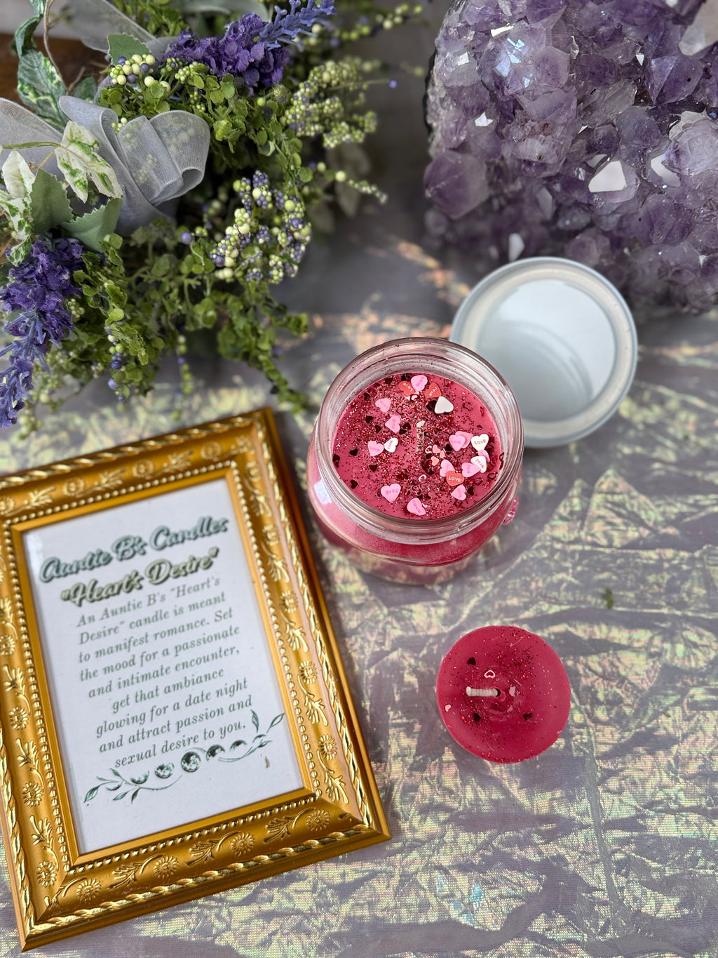 Auntie B’s Heart’s Desire Spell Intention Candle