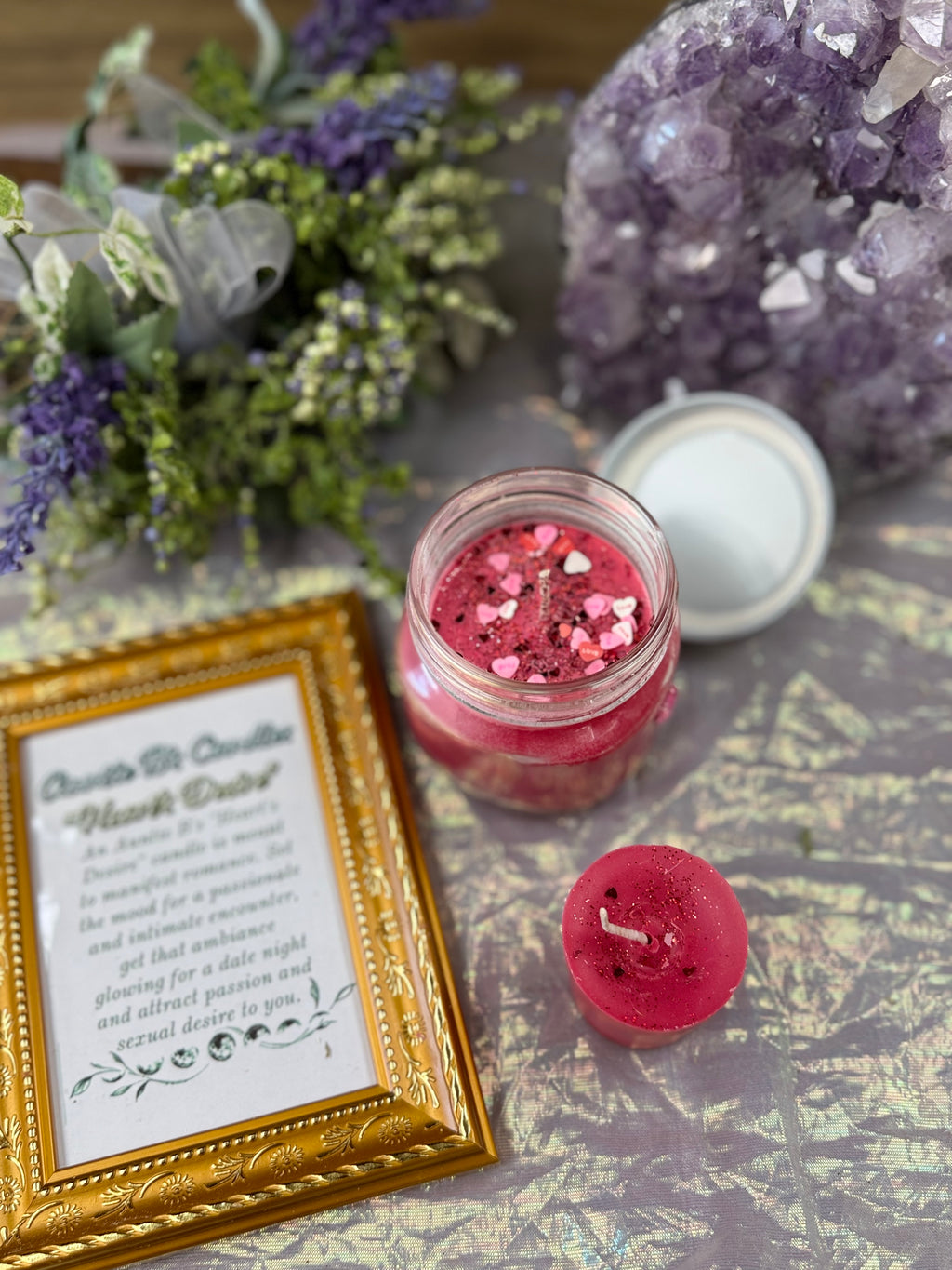 Auntie B’s Heart’s Desire Spell Intention Candle