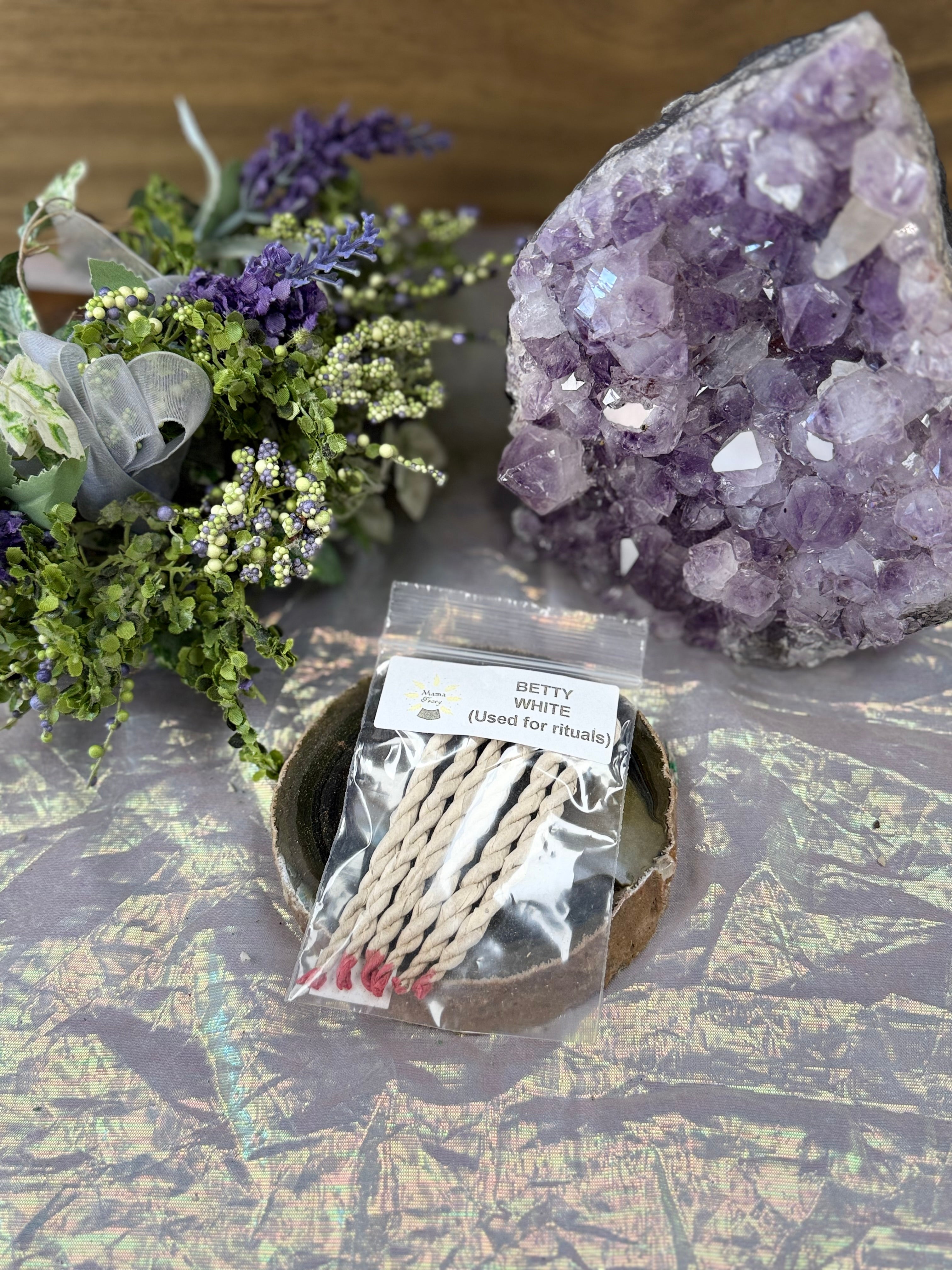 Juniper Braid “Betty White” Incense Bundle