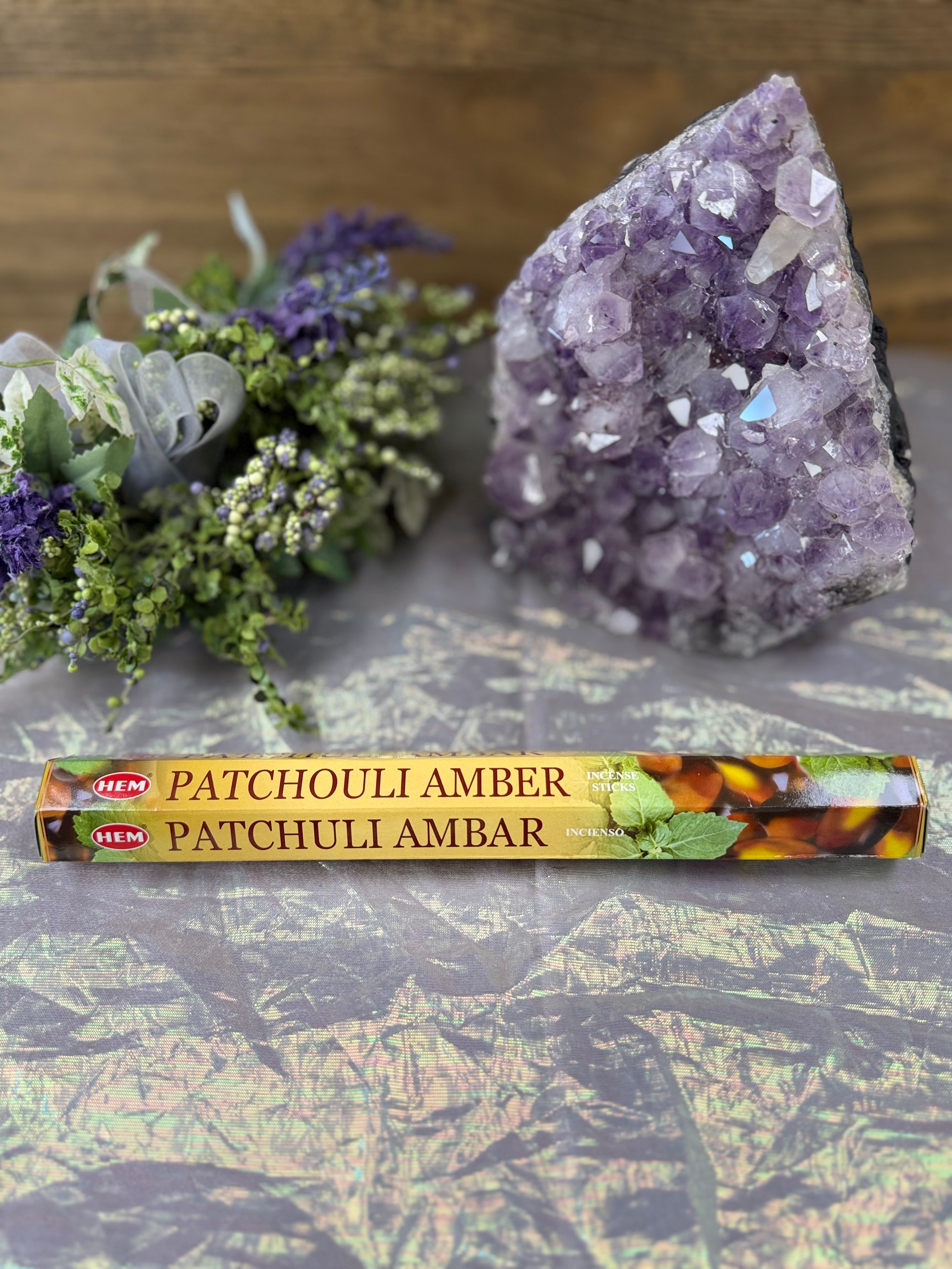 Patchouli Amber Large Incense Pack