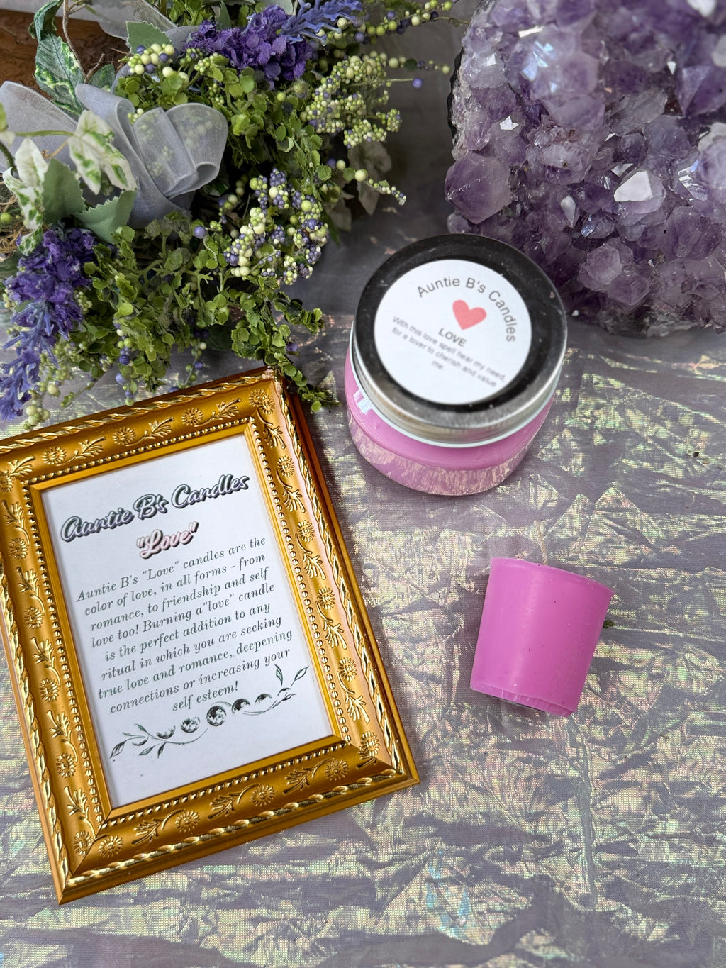 Auntie B’s Love Spell Intention Candle