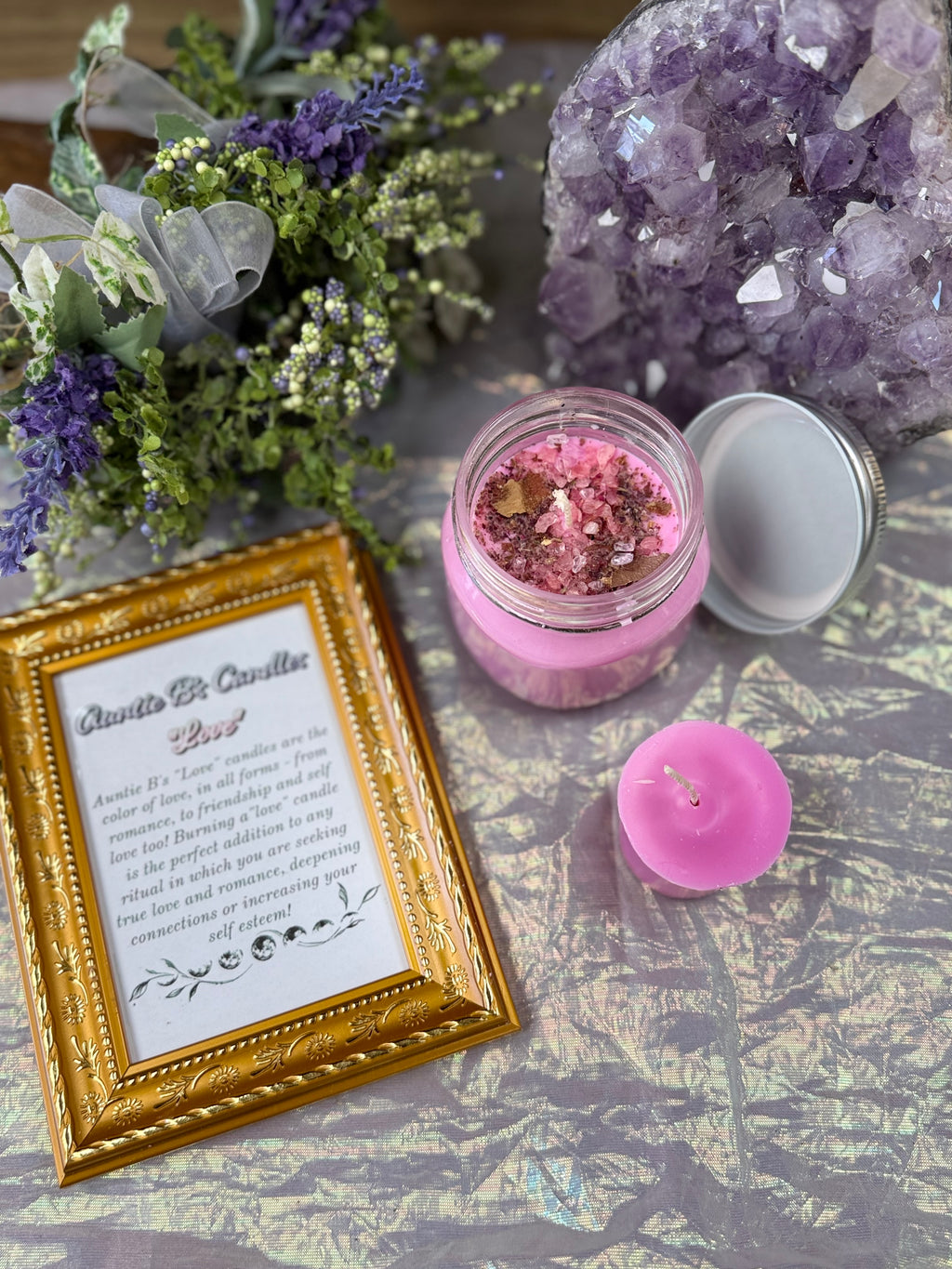 Auntie B’s Love Spell Intention Candle